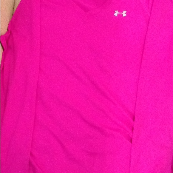 Ladies Large Semi-Fitted v-neck, long Sleeve - Picture 2 of 3